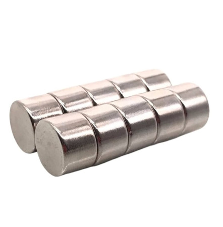 15 x 10mm N38 Neodymium Disc Magnet